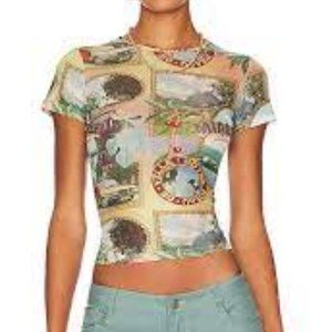 Miaou Postcard Tee